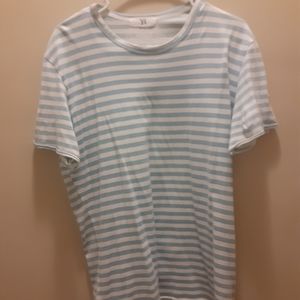A Ys striped short sleeve shirt